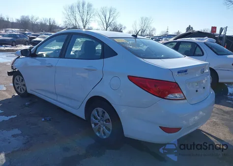 2017 Hyundai Accent Se z USA, uszkodzony, nr VIN KMHCT4AE6HU219468